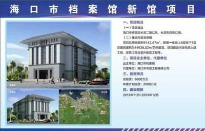 海口市投資8600余萬元推進檔案館建設，同步打造現代化數字檔案館